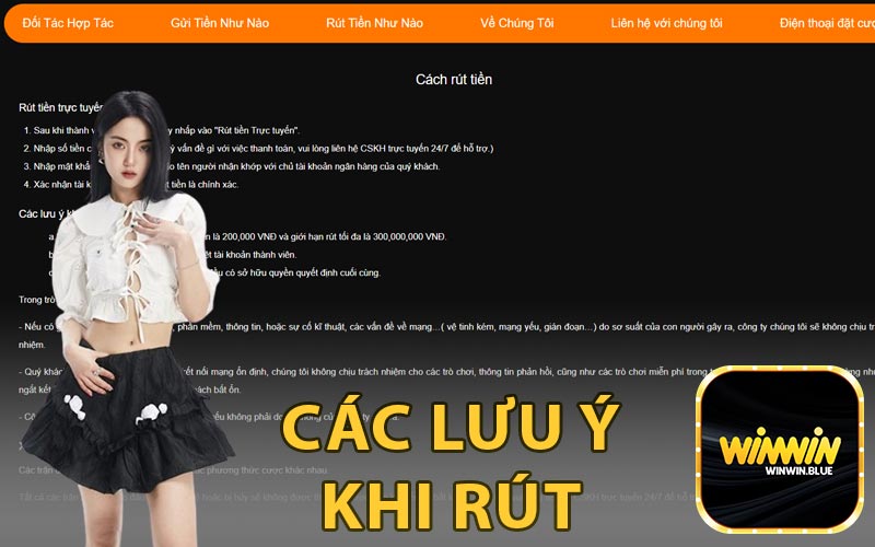 Các lưu ý khi rút